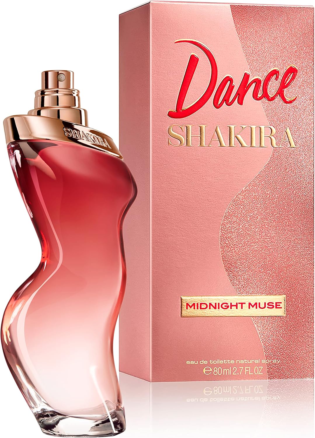 Shakira Perfumes - Dance Midnight Muse - Eau De Toilette For Women - Long Lasting - Femenine, Romantic And Charming Fragance - Floral, Fruity And Vanilla Notes - Ideal For Day Wear - 80 Ml