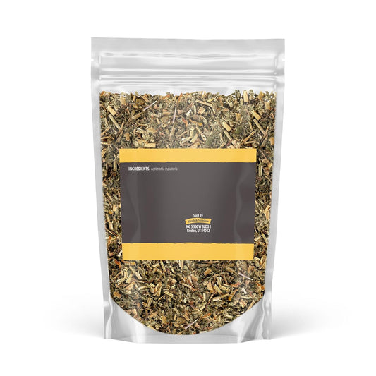 Birch & Meadow Agrimony Raw Herb, 1 Lb, No Additives, Herbal Tea