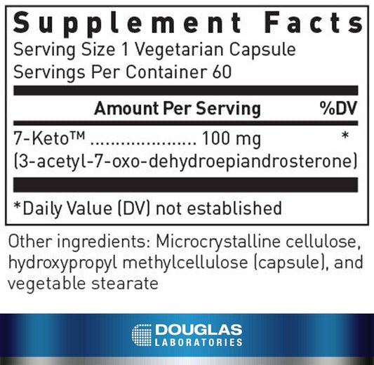 Douglas Laboratories 7-Keto | Supports Thermogenic And Fat-Burning Activity* | 60 Capsules