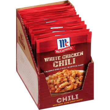 McCormick White Chicken Chili Seasoning Mix, 1.25 oz (Pack of 12)