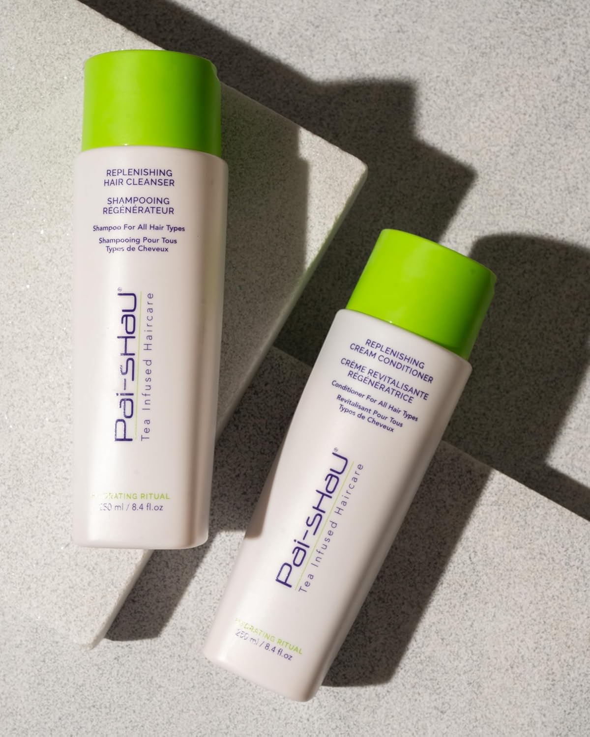 Pai-Shau Replenishing Cleanser And Conditioner Set - Hydrating Shampoo And Conditioner For All Hair Types - 2X250Ml : Beauty & Personal Care