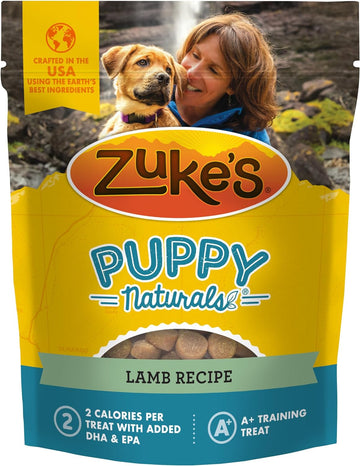 Zuke’S Puppy Naturals Bag Of Soft Puppy Treats For Training, Natural Dog Treats Bites With Lamb Recipe - 5 Ounce (Pack Of 1)