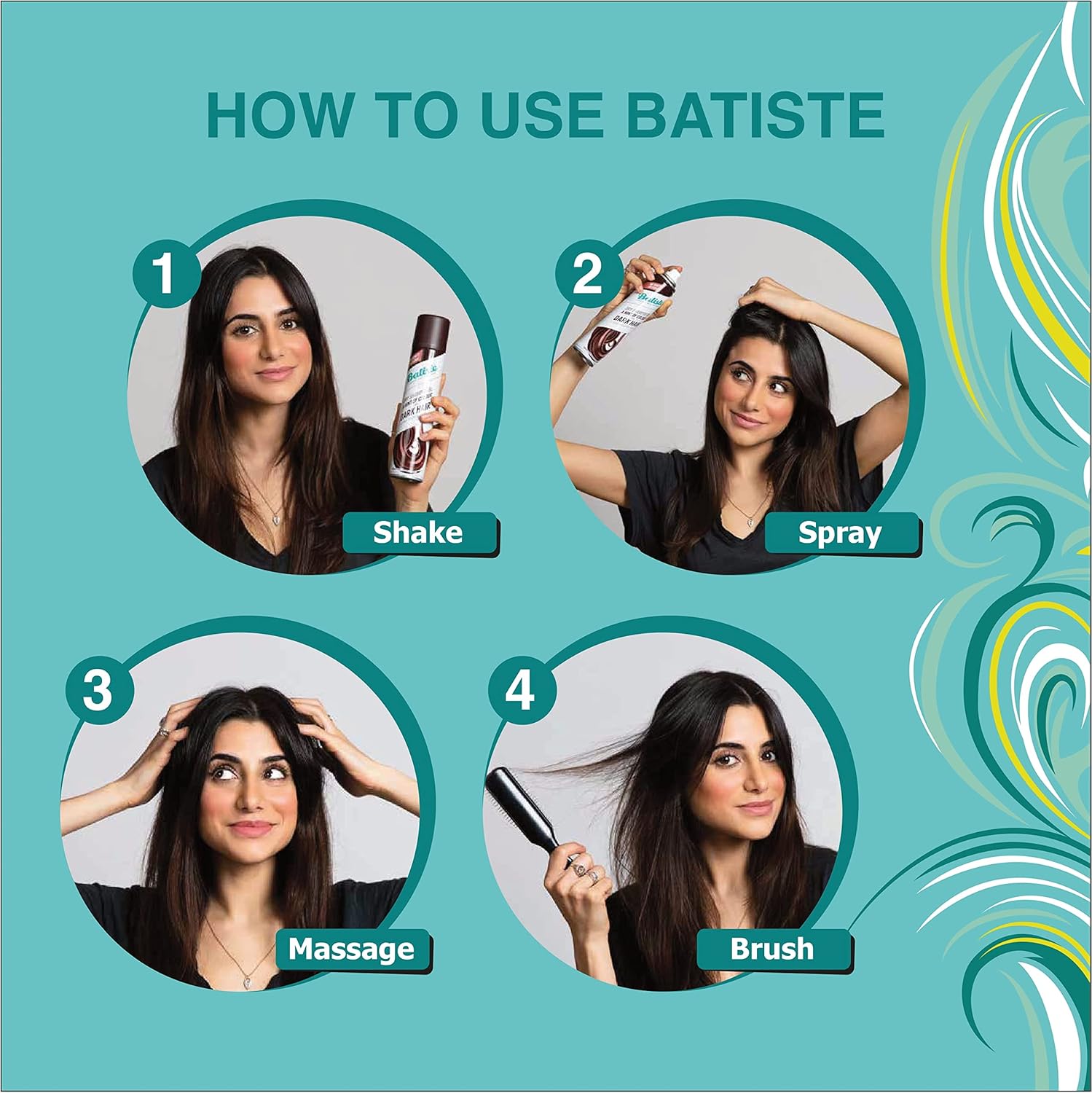Batiste Dry Shampoo Damage Control 200ml, Hair Benefits For Weak or Damaged Hair, with Keratin, No Rinse Spray to Refresh Hair in Between Washes : Amazon.co.uk: Beauty