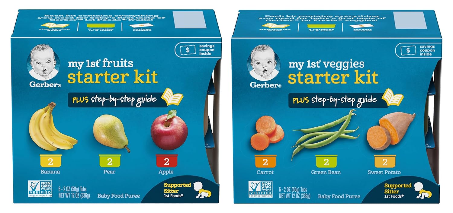 Gerber My First Fruits And Veggies Starter Kit Variety Pack (Variety Pack)