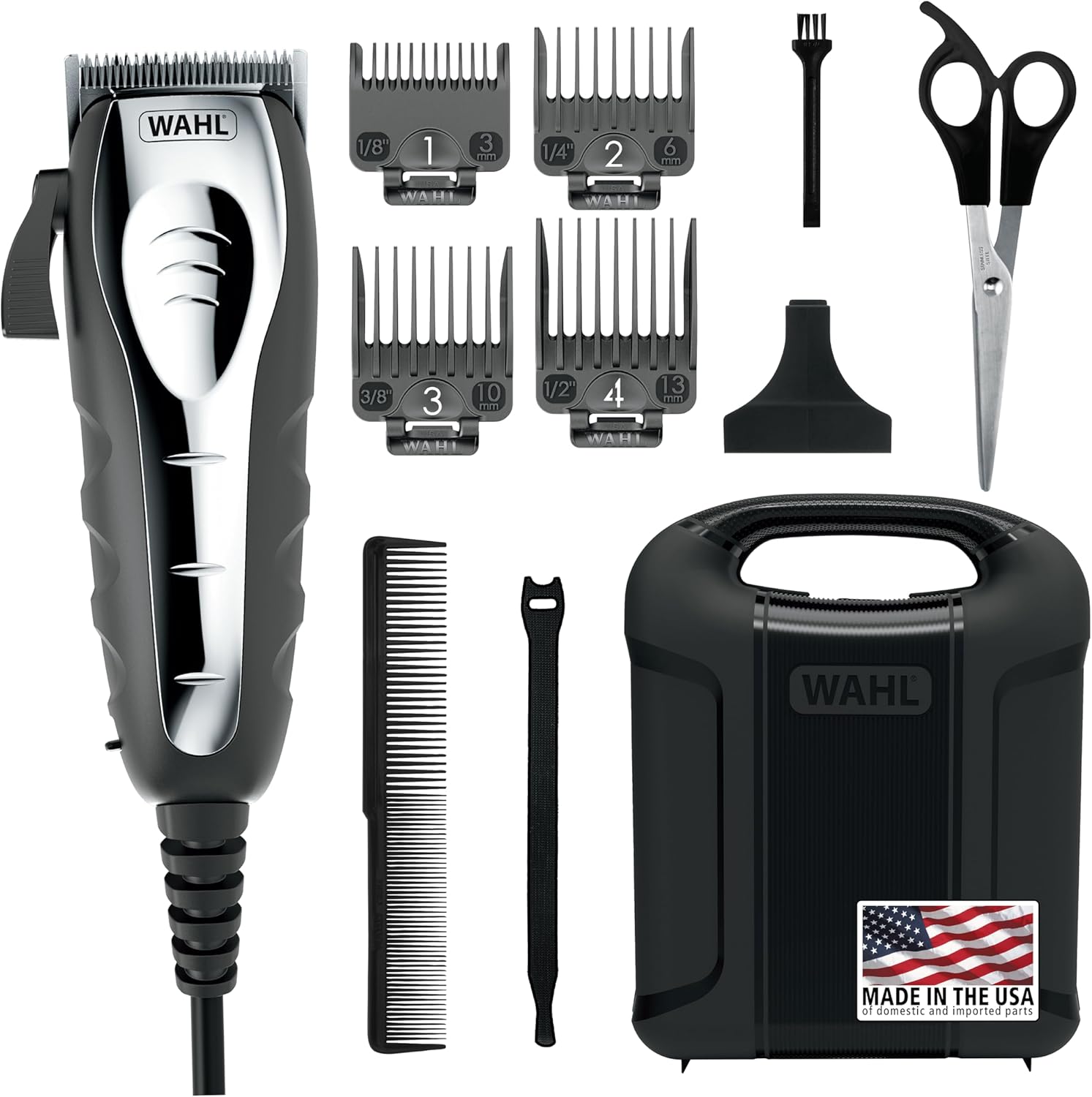 Wahl Usa Quiet Pro Corded Dog Clippers For Grooming - Heavy Duty Compact Electric Dog Grooming Kit Hair Clippers For Dogs Cats Pets- Model 9181