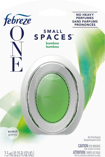 Febreze One Small Spaces Air Freshener, Odor Eliminating, Bamboo, 1 Count
