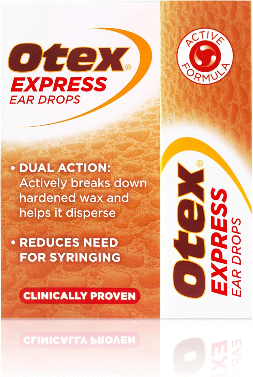 Otex Express Ear Drops. Clinically Proven Ear Wax Removal Drops For Excessive, Hardened Ear Wax. Can Reduce The Need For Syringing Or Microsuction, 10Ml