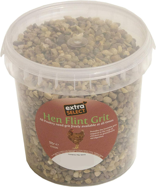 Extra Select Hen Flint Grit Tub, 1 Litre :Pet Supplies