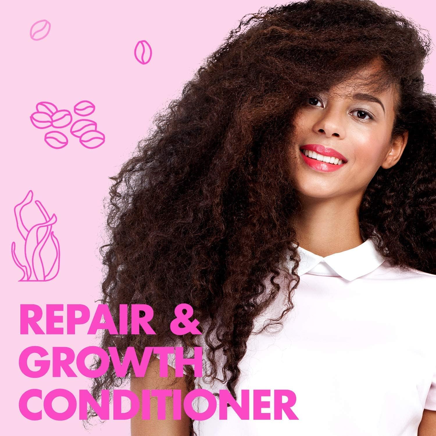 Umberto Giannini Curl Repair Conditioner, Vegan & Cruelty Free Repair & Growth Formula with Seaweed, Wheat Bran & Caffeine, 250 ml : Amazon.co.uk: Beauty
