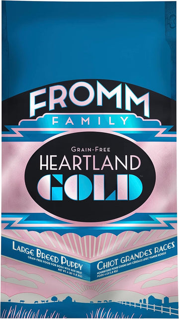 Fromm Heartland Gold Large Breed Puppy Dry Dog Food - Dry Puppy Food For Large & Giant Breeds - Beef Recipe - 4 Lb