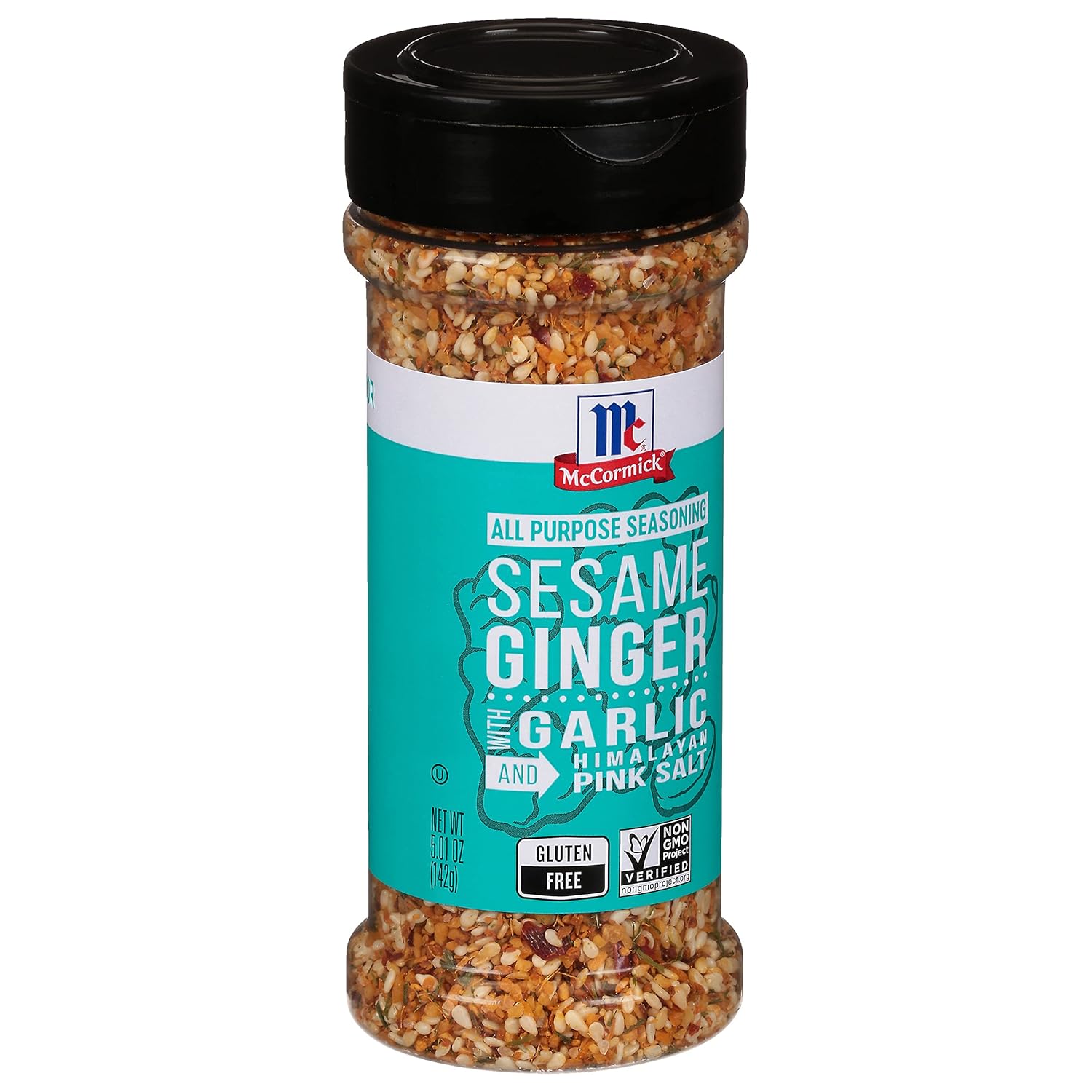 Mccormick Sesame Ginger With Garlic And Himalayan Pink Salt All Purpose Seasoning, 5.01 Oz