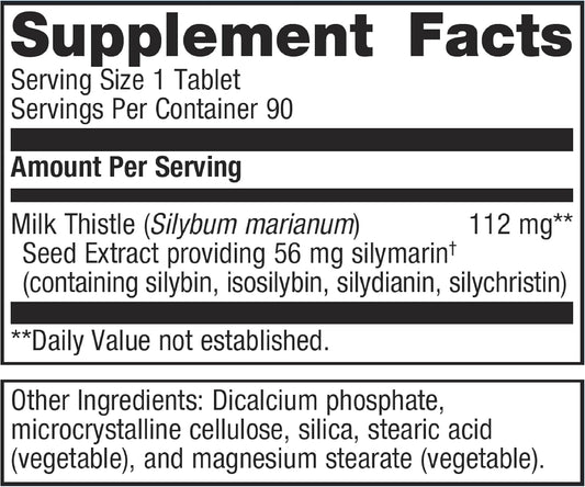 Metagenics Silymarin 80 - Liver Health Support* - Milk Thistle Seed Extract - Antioxidants Supplement* - Liver Maintenance* - Non-Gmo, Gluten-Free & Vegetarian - 90 Tablets