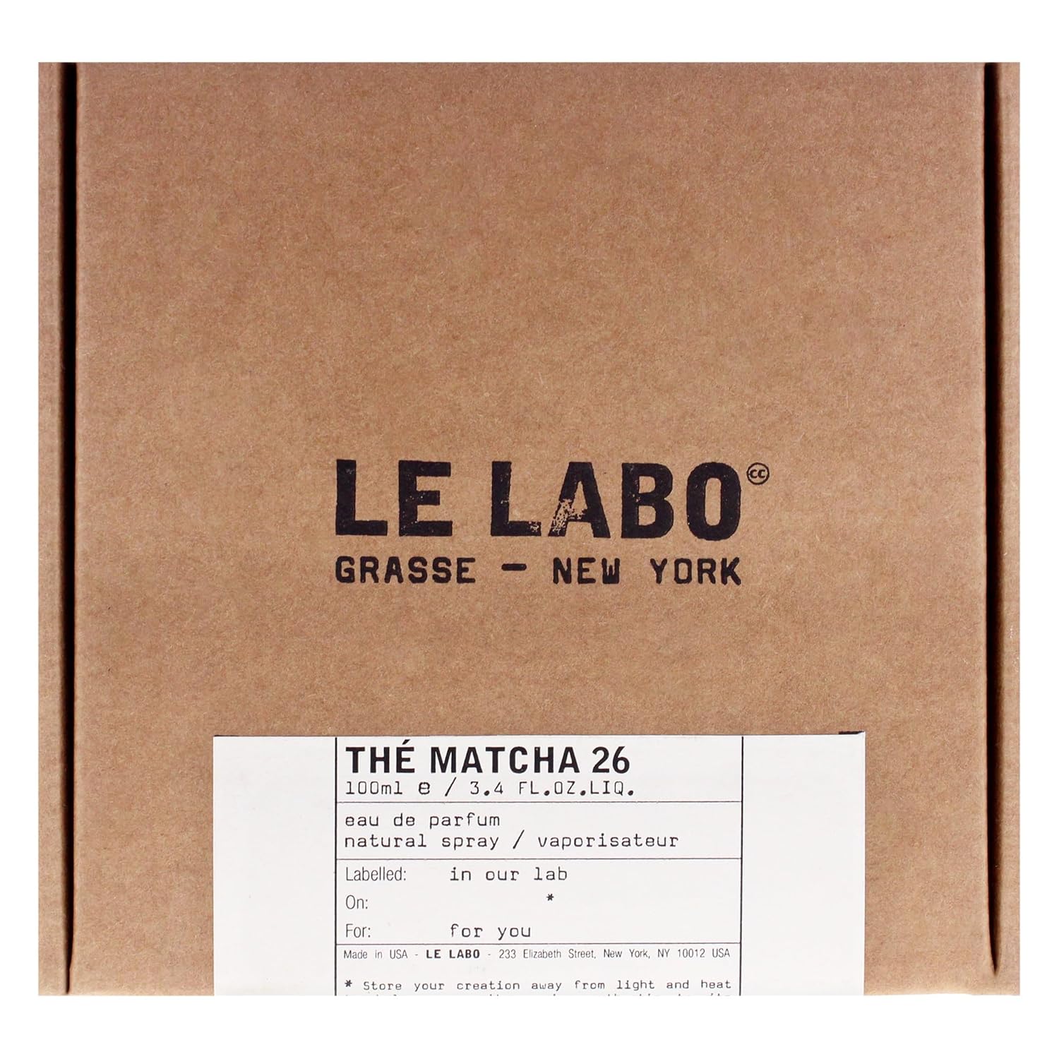 Le Labo The Matcha 26 For Unisex - 3.4 Oz Edp Spray : Beauty & Personal Care