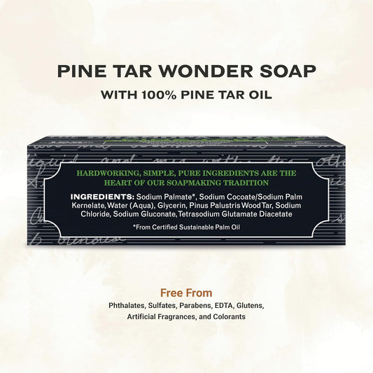 Grandpa'S Brands Pine Tar Soap, 4.25 Ounce
