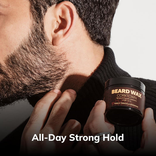 Detroit Grooming Co. Beard Butter For Men | Softens, Thickens & Hydrates With Safflower Oil & Shea Butter | Corktown Scent, 4Oz