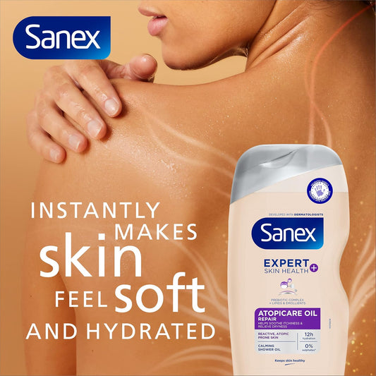 Sanex Biomeprotect Advanced Atopicare Bath And Shower Oil 515Ml
