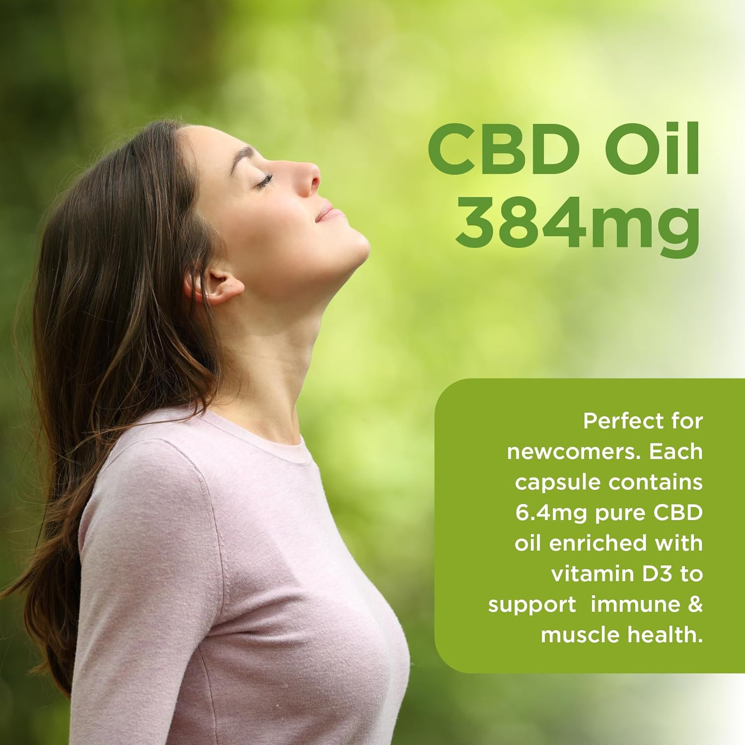 Healthspan 384mg CBD Oil Capsules | 60 Capsules | Added Vitamin D3, 30 Count (Pack of 2) : Amazon.co.uk: Health & Personal Care