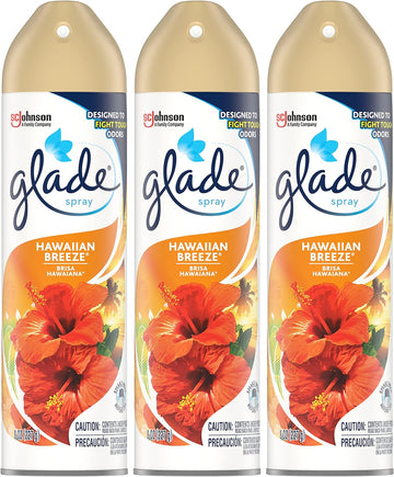 Glade Aerosol, Hawaiian Breeze, 8 Ounce, 3 Pack Glade