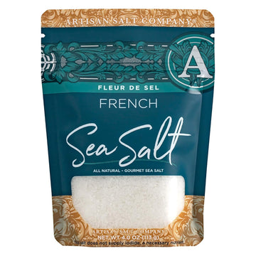 Artisan Salt Company Pacific Blue Kosher Flake Sea Salt, Zip-Top Pouch, 2.5 Ounce
