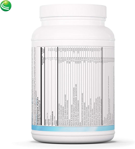 Nutra Biogenesis - Biofocus - Pea, Chlorella & Rice Protein Plus Glycine, Tmg & 5-Htp For Brain Boost And Cognitive Support - Natural Berry Flavored Powder - Gluten Free - 15.3 Ounce