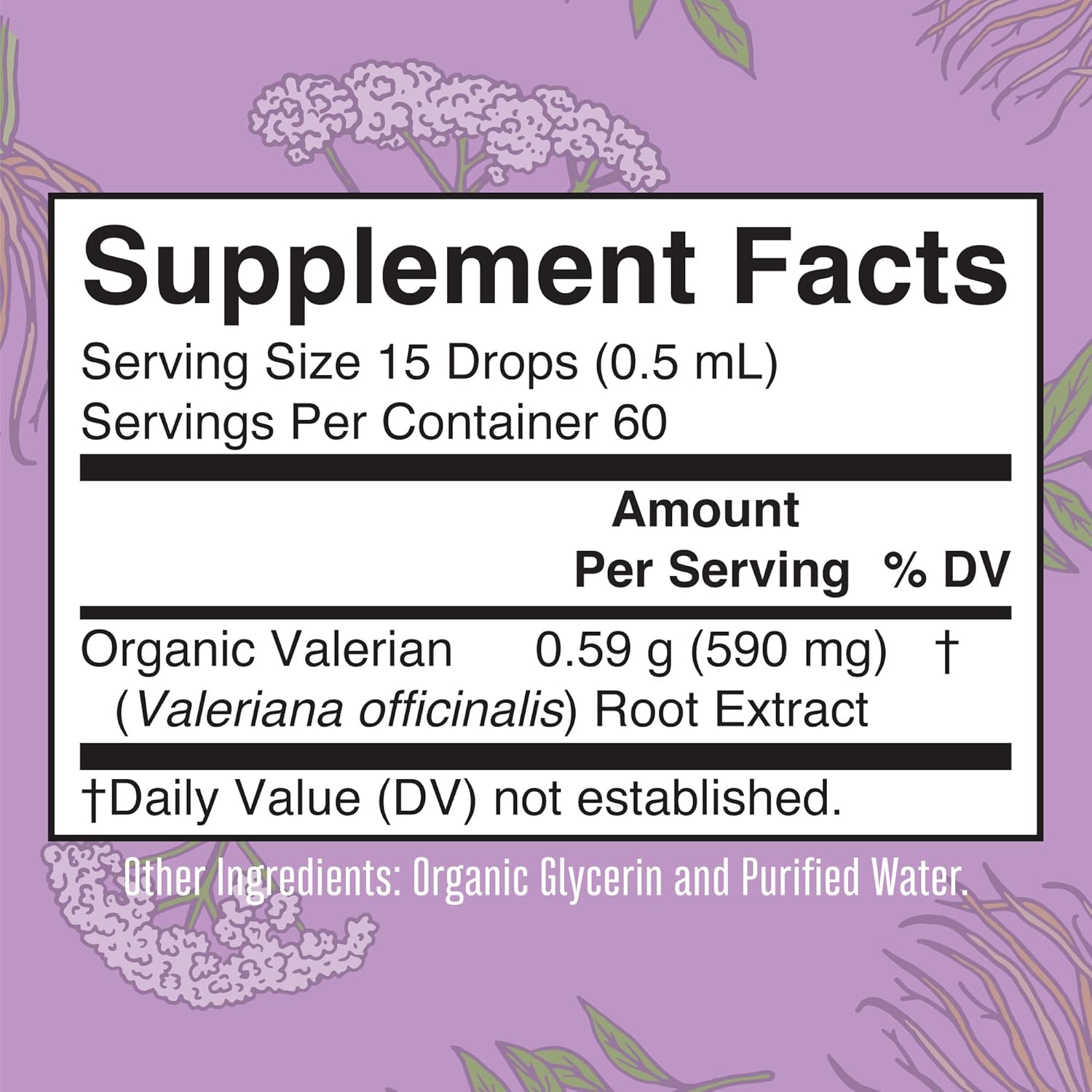 MaryRuth Organics Valerian Root Liquid Drops | 2 Month Supply | Sugar Free | USDA Organic Valerian Root Drops | Support Sleep | Calm and Stress Relief | Vegan | Non-GMO | Gluten Free | 60 Servings : Health & Household