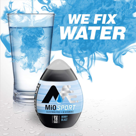 Mio Sport Berry Blast Naturally Flavored Liquid Water Enhancer With Electrolytes & B Vitamins, 1.62 Fl Oz Bottle