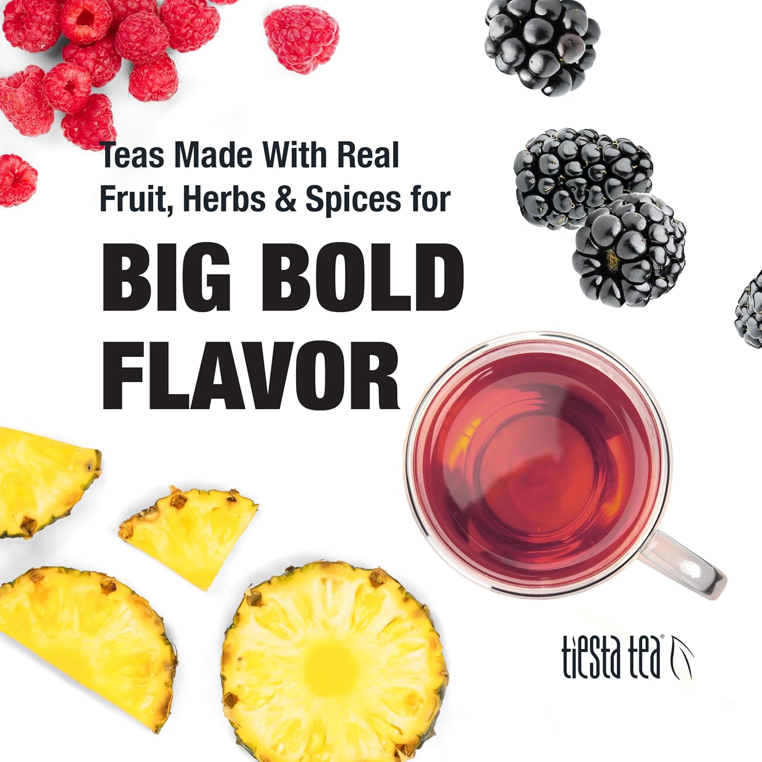 Tiesta Tea - Blackberry Bellini | Blackberry Citrus Green Tea | Premium Loose Leaf Tea Blend | Medium Caffeinated Green Tea | Make Hot Or Iced Tea & Brews Up To 50 Cups - 5 Ounce Refillable Tin