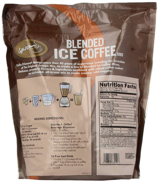 Davinci Gourmet Iced Coffee Latte Blended Drink Mix, 3 Pounds