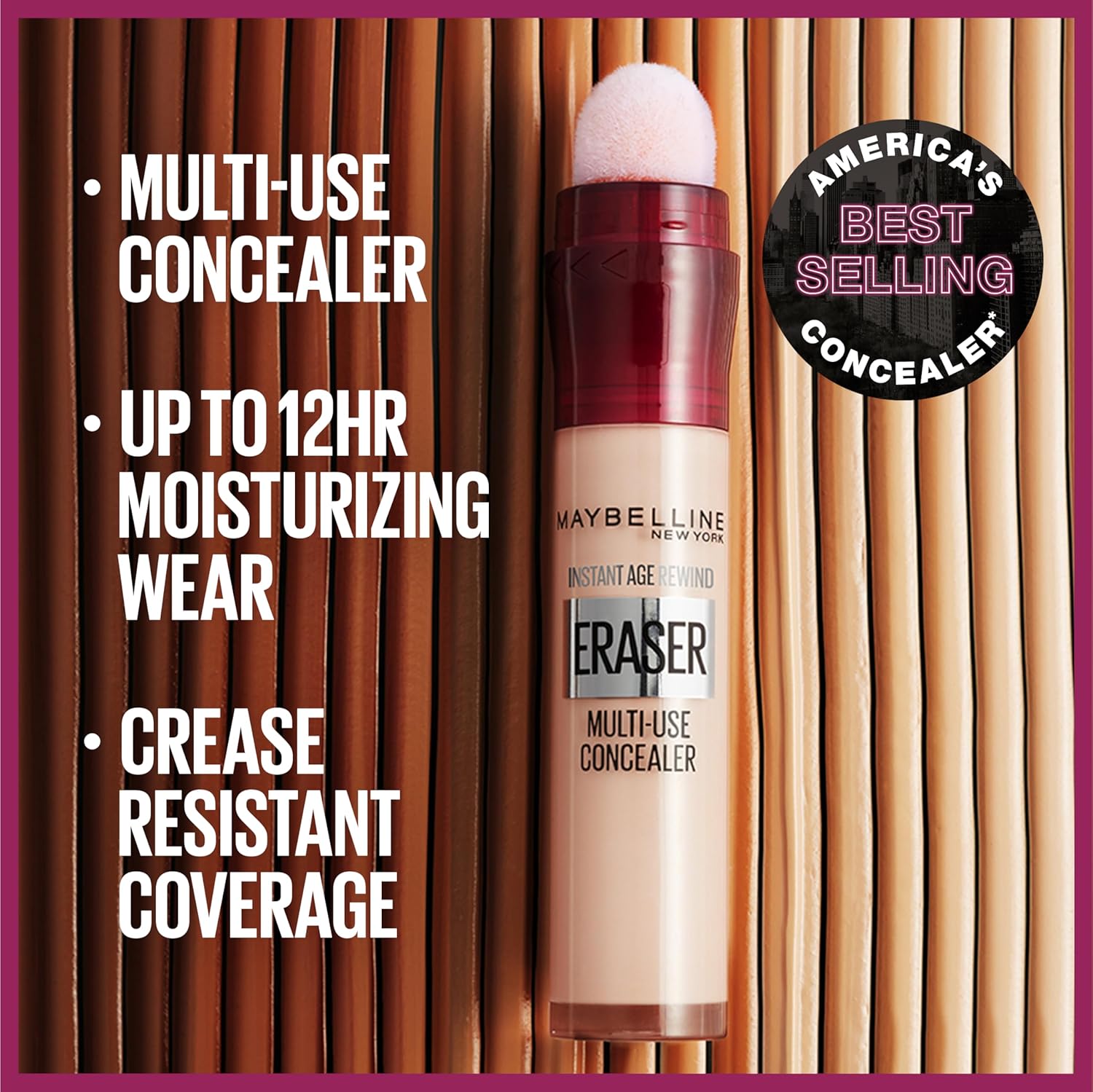 Maybelline Instant Age Rewind Eraser Dark Circles Treatment Multi-Use Concealer, 095, 1 Count (Packaging May Vary) : Beauty & Personal Care