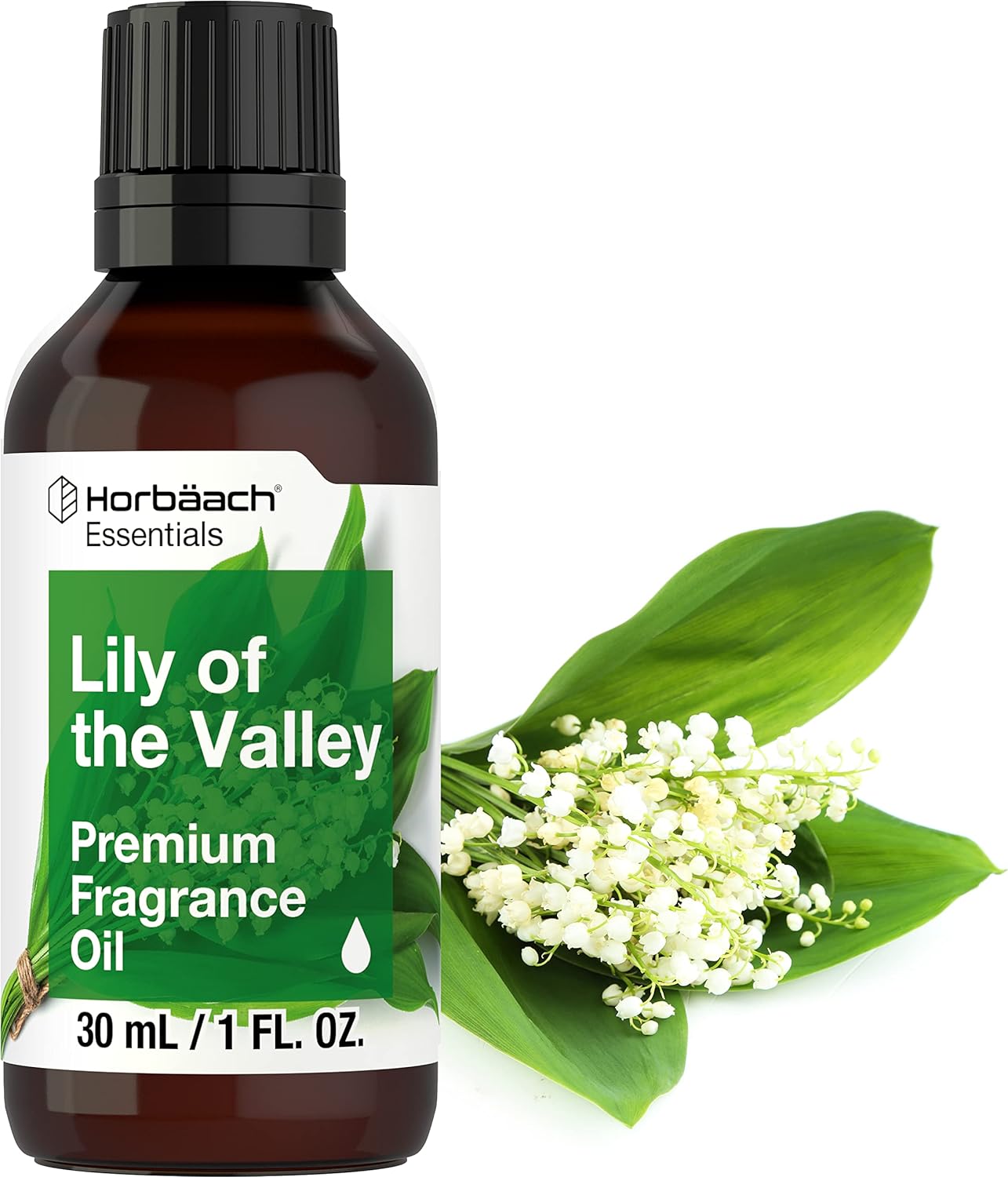 Horbäach Lily of The Valley Fragrance Oil | 1 fl oz (30ml) | Premium Grade | for Diffusers, Candle and Soap Making, DIY Projects & More