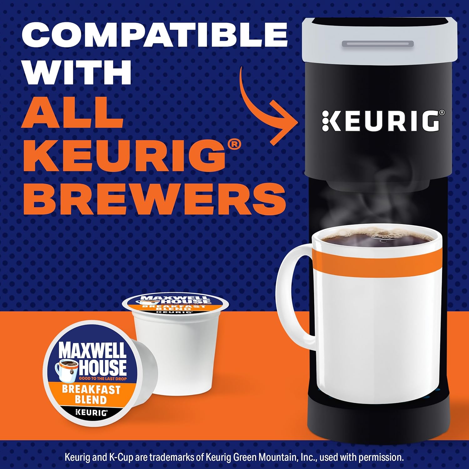 Maxwell House Breakfast Blend Light Roast K-Cup Coffee Pods (84 Ct Box)