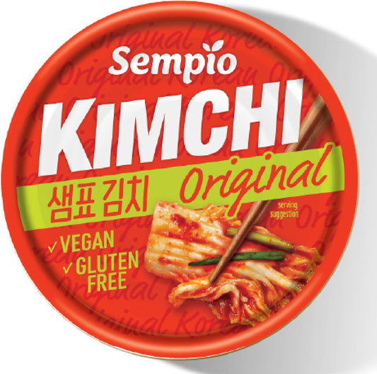 Sempio Canned Kimchi (Original, 160G) - Authentic Korean Napa Cabbage In A Can. Vegan, Non-Gmo