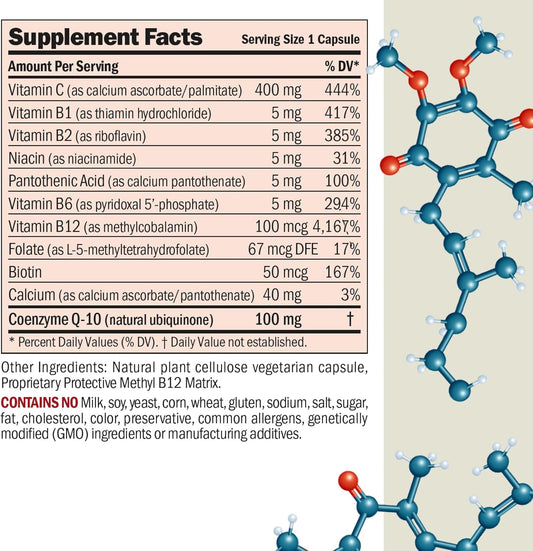 Andrew Lessman Coenzyme Q-10 300 Mg 60 Capsules - Essential For Energy Production And Optimum Key Organ Function, Anti-Oxidant Support, Depleted By Aging, Plus B-Complex. Easy To Swallow Capsules