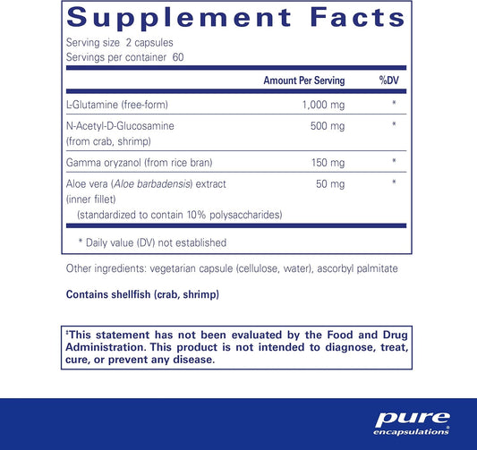 Pure Encapsulations G.I. Integrity | Enhanced Support For Gastrointestinal Integrity And Function | 120 Capsules