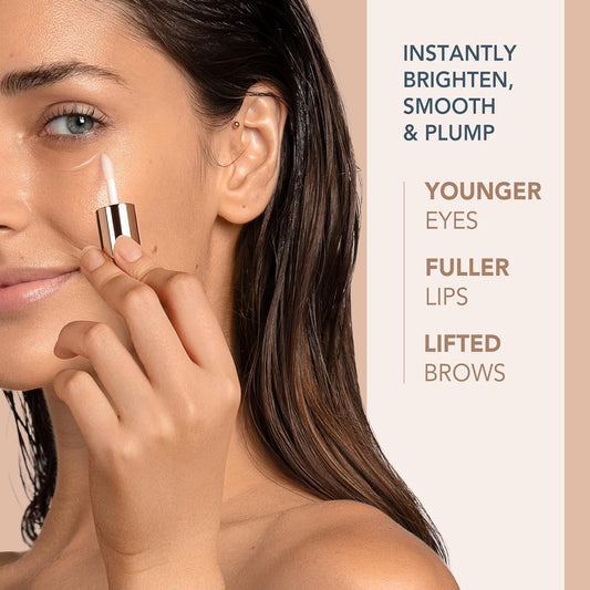 Foreo Supercharged Eye & Lip Contour Booster, Conductive Gel, Niacinamide, Beauty & Anti Aging Serum, Travel Size Face Care & Microcurrent Serum, 3 X 3.5 Ml Capsules