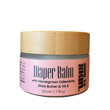 Skin to Skin Diaper Balm 50 ml - Plant Based Organic Baby Butt Balm with Calendula and Beeswax - Gentle Diaper Rash Preventative and Care for Your Little One's Delicate Skin