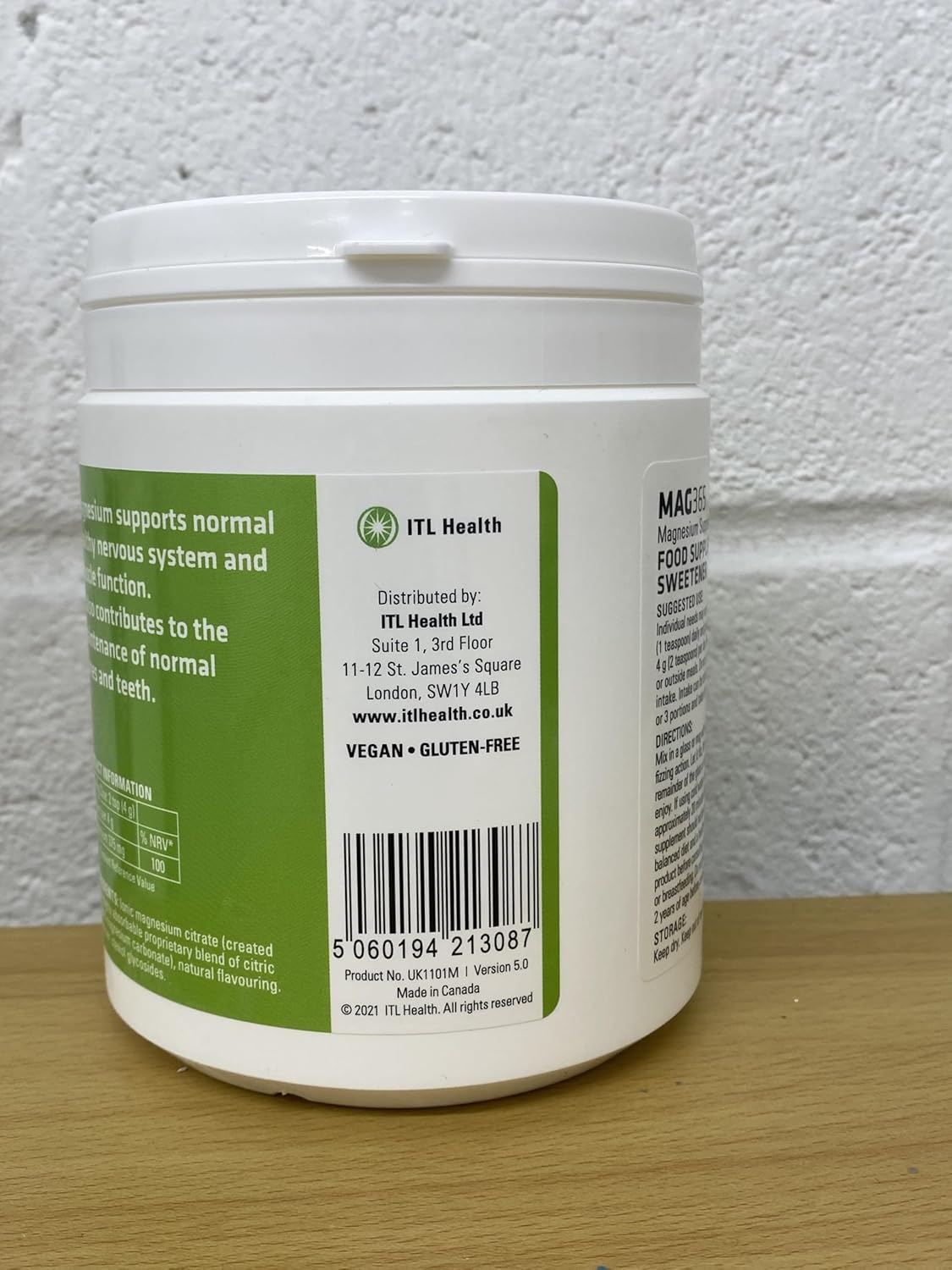 MAG365 | ITL Health | Ionic Magnesium Citrate | Healthy Metabolism, Tissue Formation & Bone Development | Develop & Maintain Healthy Teeth, Muscle Function & Heart Health | (Passion Fruit, 300g) : Amazon.co.uk: Health & Personal Care