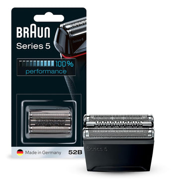 Braun Series 5 Electric Shaver Replacement Head - 52B - Compatible With Electric Razors 5090/5190Cc, 5040/5140S, 5030S, 5147S, 5145S, 5195Cc, 5197Cc