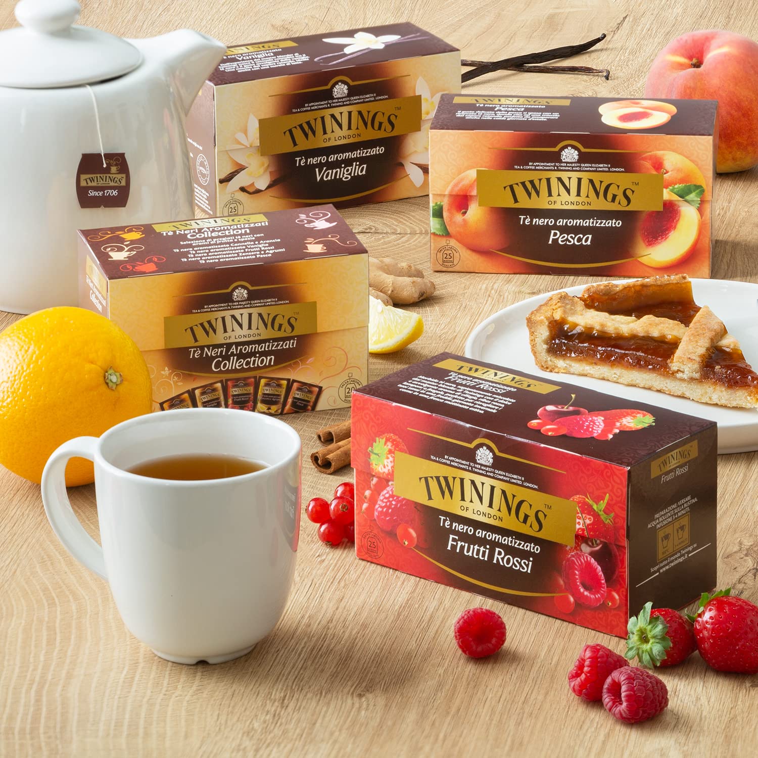 Twinings Four Red Fruits Tea (25 Tea Bags 50G / 1.8Oz.)