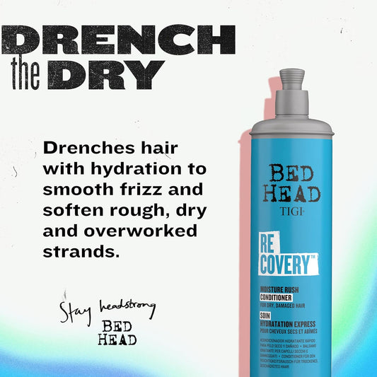 Bed Head By Tigi - Recovery Moisturising Conditioner - Ideal For Dry Damaged Hair - Hair Repair - 600Ml