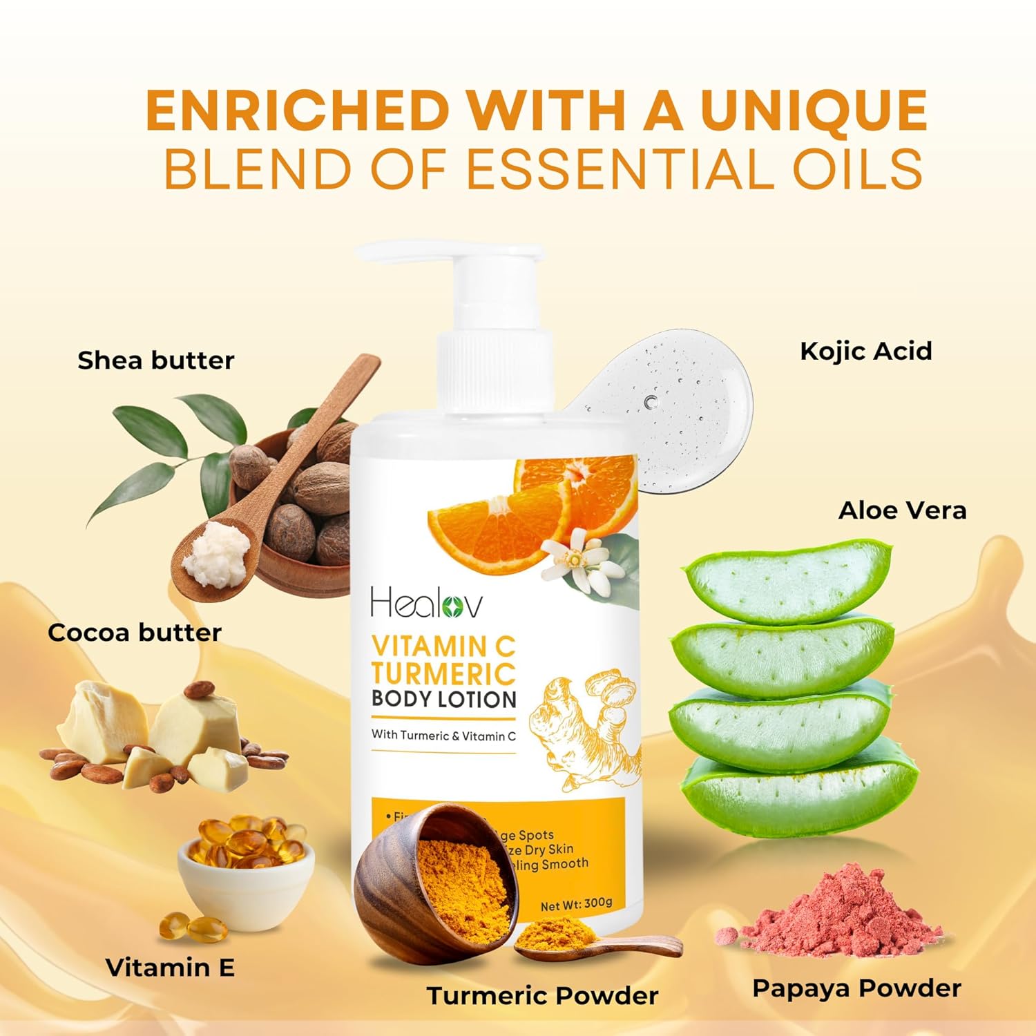 Turmeric Lotion For Dark Spots – Natural Skin Brightening Body Lotion – Turmeric Face Cream To Cleanse Skin, Fight Acne, Even Tone, Clear Scars, And Sun Damage – Dark Spot Cream For Hyperpigmentation : Beauty & Personal Care
