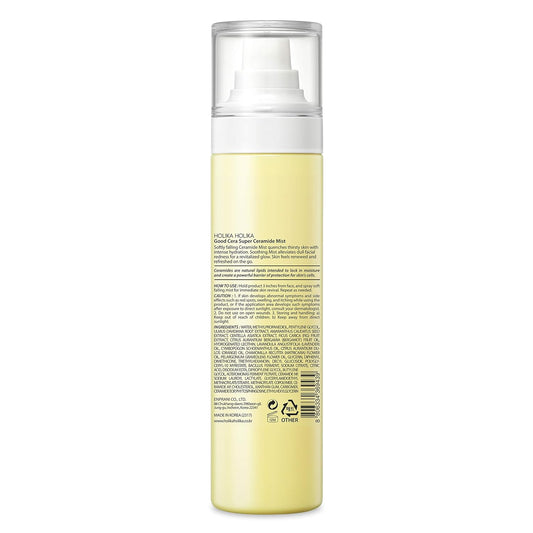 Holika Holika Good Cera Super Ceramide Mist | Face Mist Hydrating Spray W/Fermented Ceramides (4.05 Fl Oz)