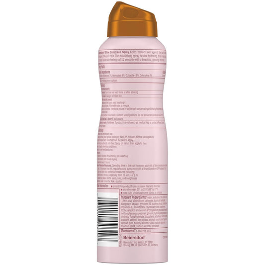 Coppertone Glow With Shimmer Sunscreen Spray Spf 30, Water Resistant Spray Sunscreen, Broad Spectrum Spf 30 Sunscreen Spray, 5 Oz Spray