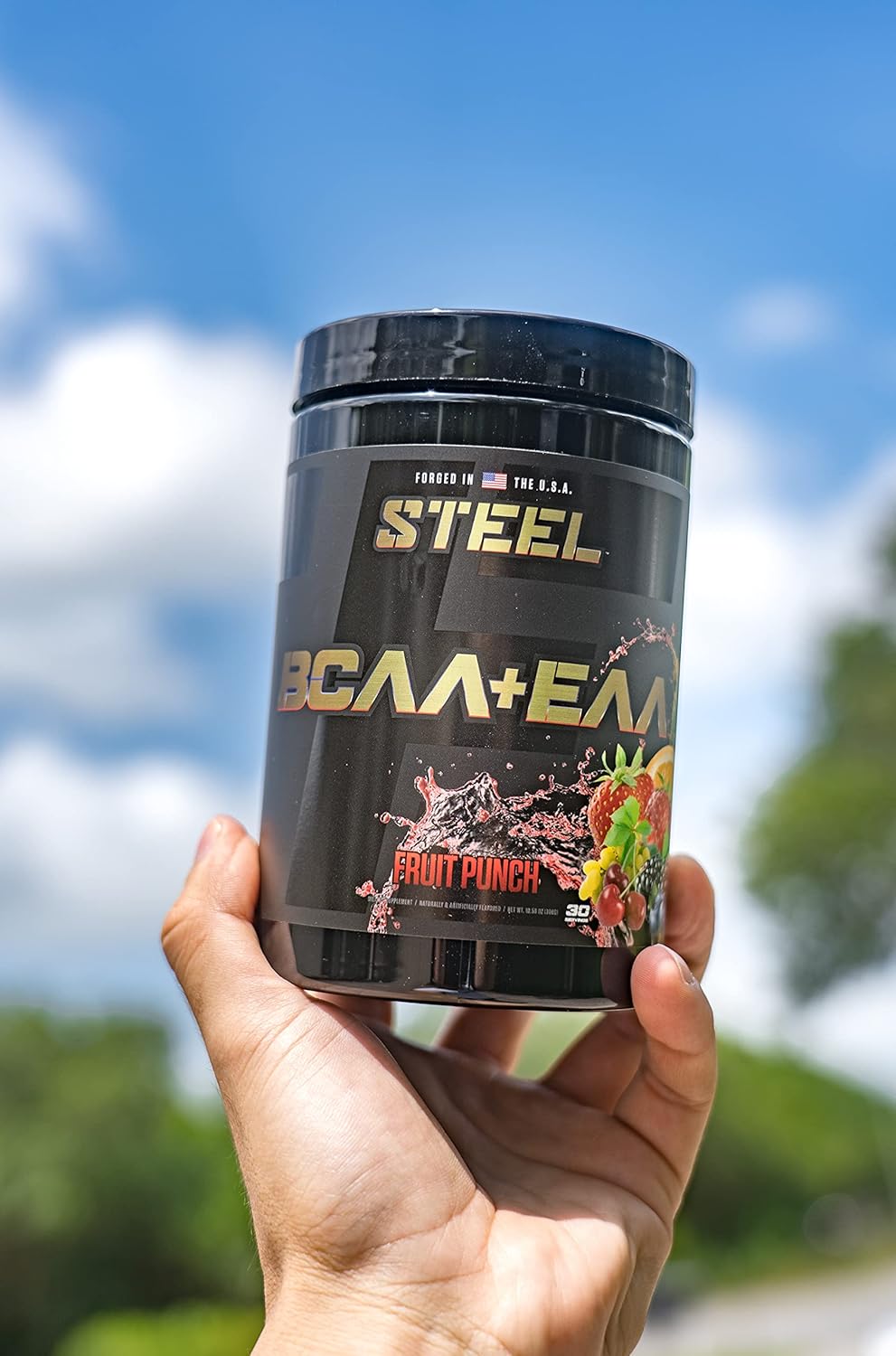 Buy Steel Supplements | High Performance Bcaa Eaa Powder | Promotes Lean Muscle Growth And Workout Endurance | 2:1:1 Ratio To Recover Muscle Faster 30 Servings. (Fruit Punch) On  Free Shipping On Qualified Orders