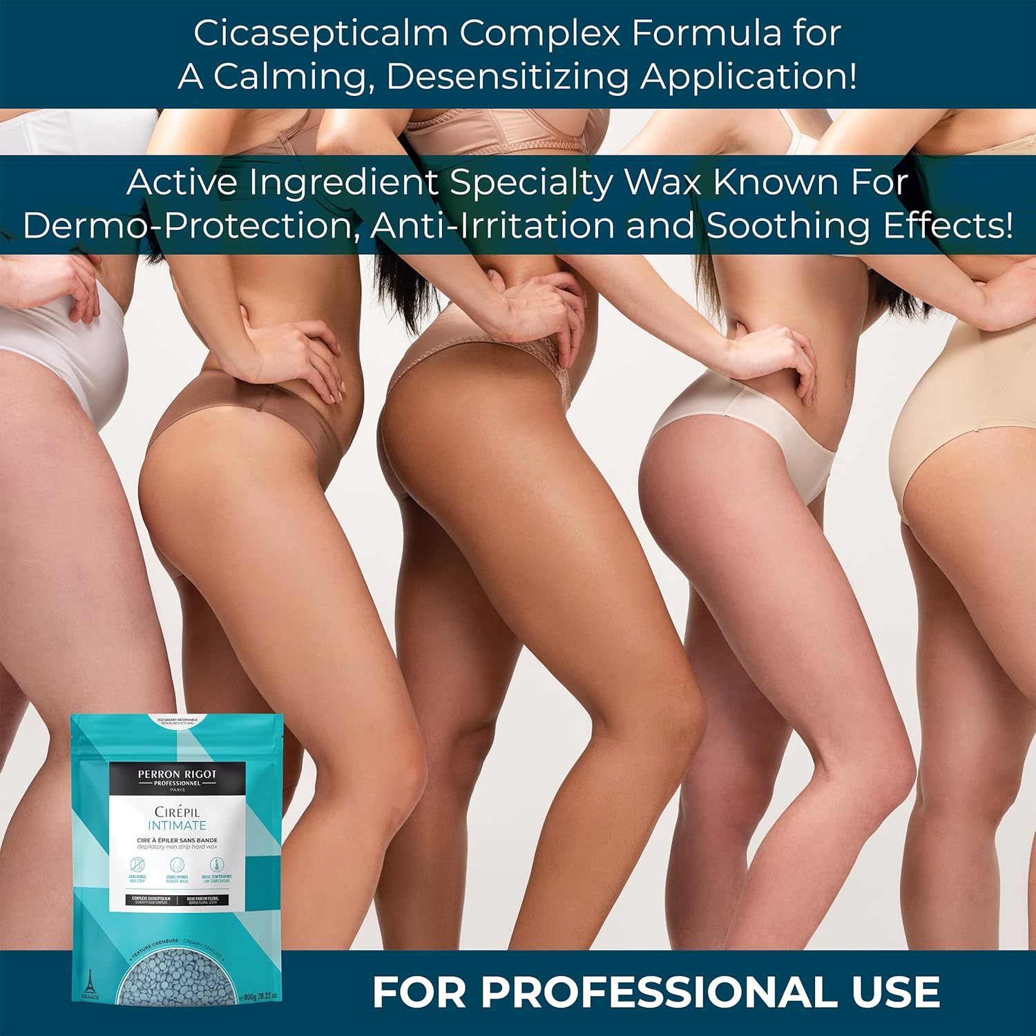 Cirepil - Intimate - 800G / 28.22 Oz Wax Beads Bag - Soothing & Cicasepticalm Complex - All Hairs, Perfect For Intimate Areas & Sensitive Skins : Beauty & Personal Care