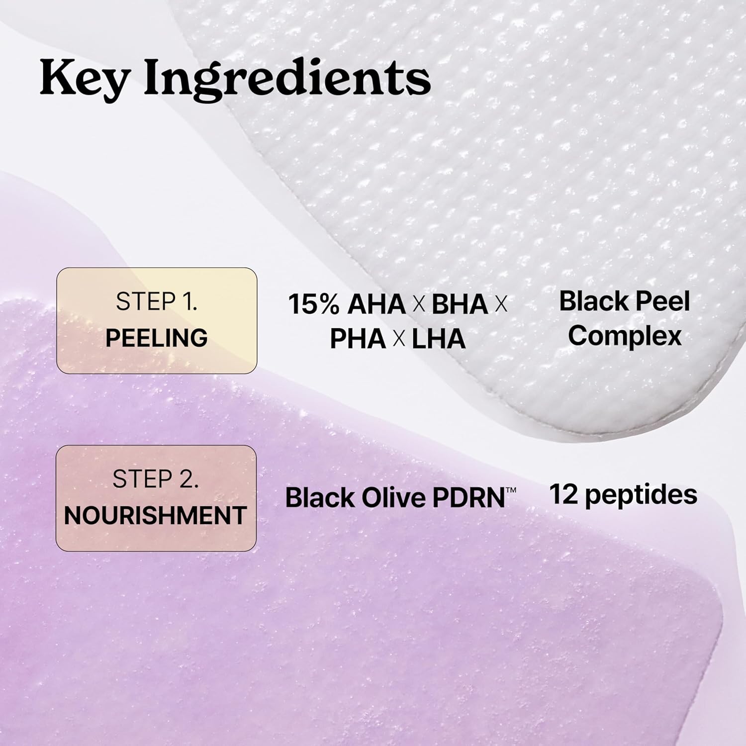 Black Olive Pdrn™ Repairing Booster Peel (5Ea) | Dual-Step Exfoliating & Hydrating Toner Pads With Aha/Bha And Peptides | Korean Skincare For Pore Cleansing, Redness Relief, And Radiant Glow