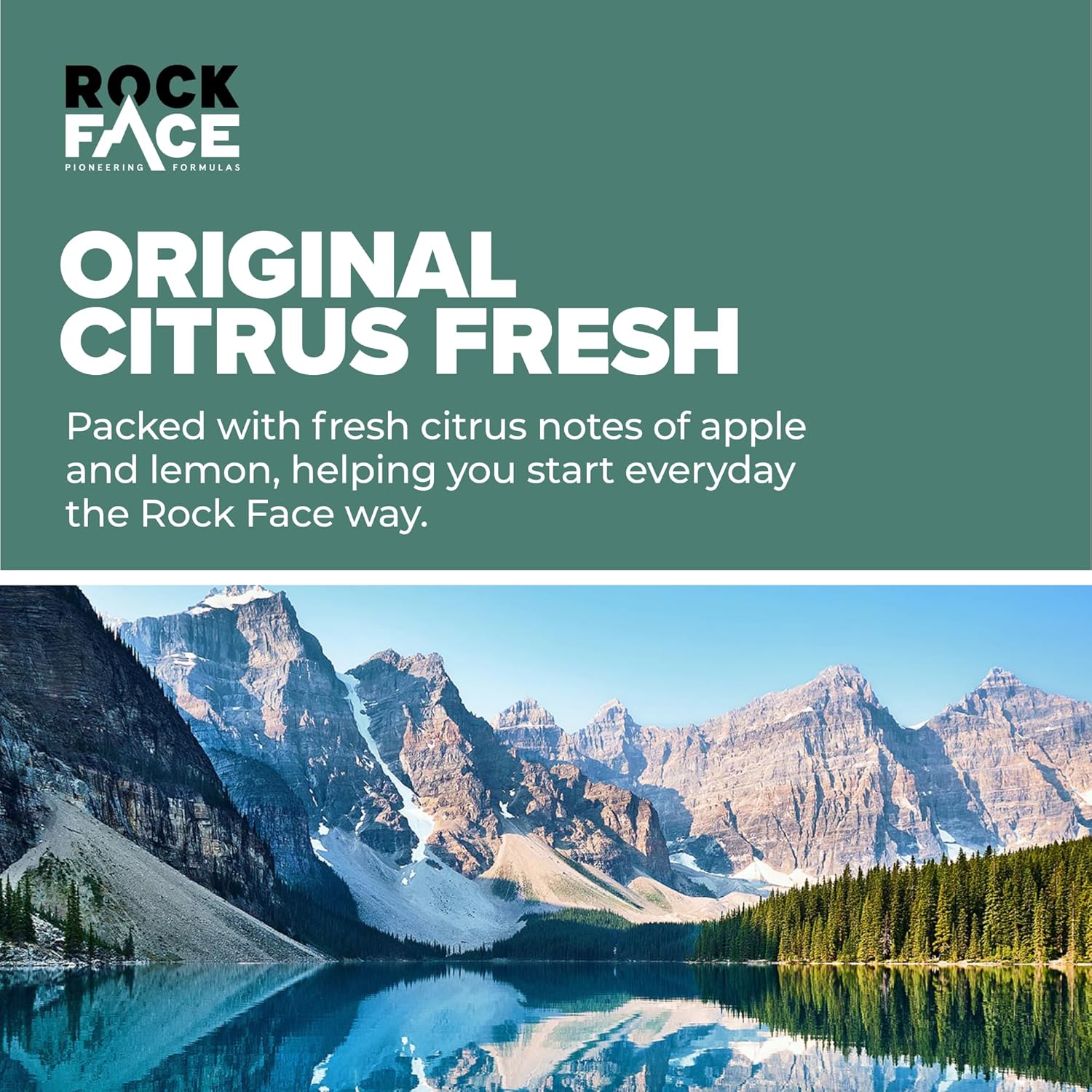 Rock Face Antiperspirant Deodorant for Men - Original Fresh Citrus Scent, 200ml Spray, 48 Hour Protection, Non-Staining : Amazon.co.uk: Beauty
