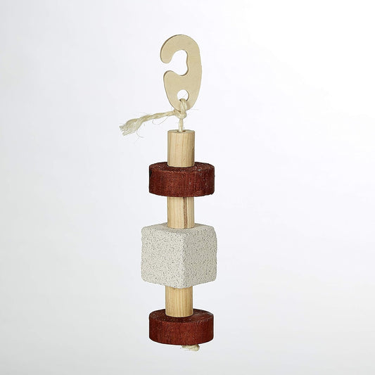 Kaytee Natural Lava & Wood Hanging Toy