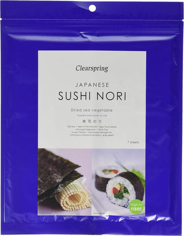 Clearspring Nori - Sushi Toasted - 7 Sheets 17G