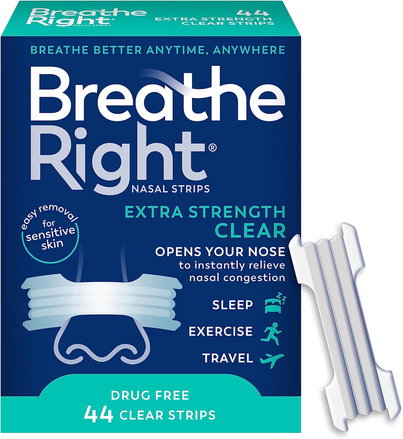 Breathe Right Sparkling Saline Nasal Rinse Spray – Effervescent, Drug-Free Relief From Stuffy Nose Due To Cold Or Allergy – A Sparkling Sensation Only Bubbles Can Bring – 1 Can, 4.0 Oz